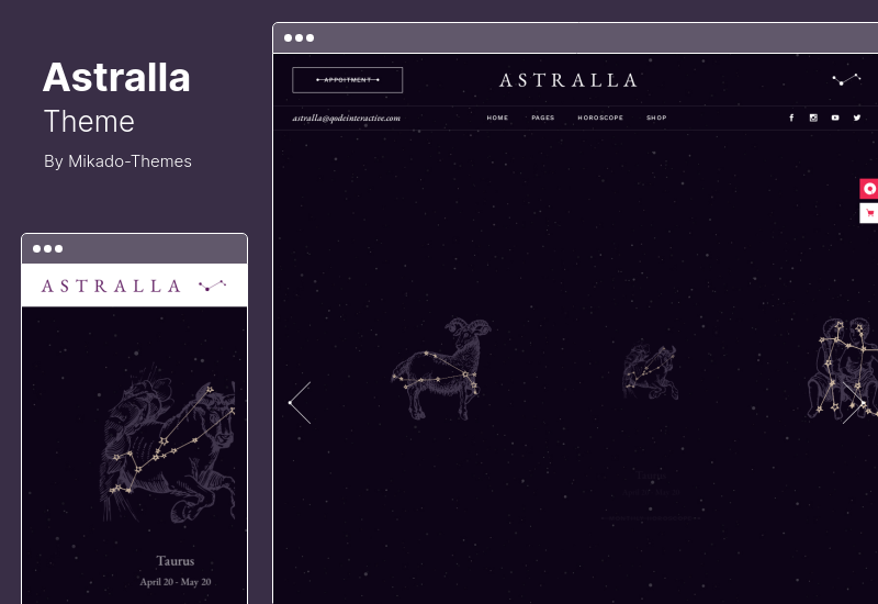 Tema Astralla - Tema WordPress Oroscopo e Astrologia