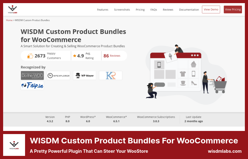 Plugin per pacchetti di prodotti personalizzati WISDM: un plug-in piuttosto potente che può guidare il tuo WooStore