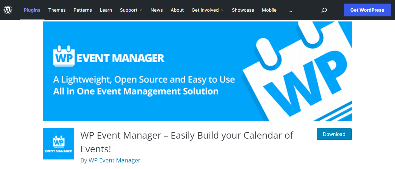 WP Event Manager