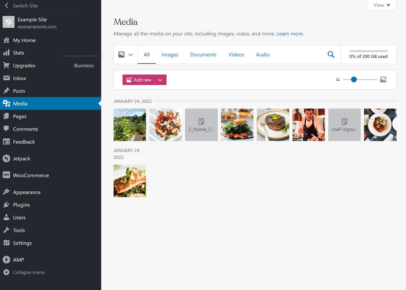 Médiathèque de WordPress.com