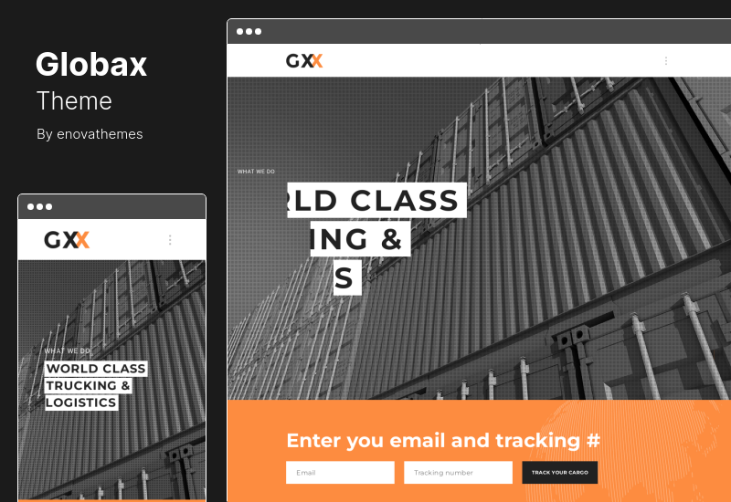 Thème Globax - Thème WordPress Logistique