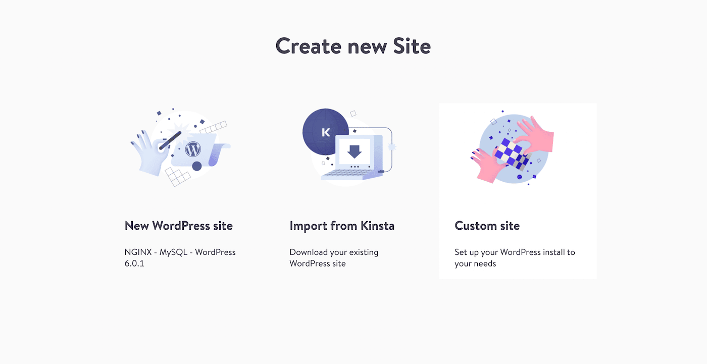Crea sito offline con configurazione personalizzata