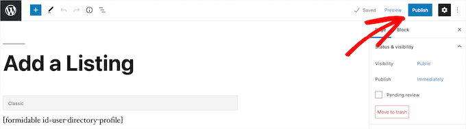 Kayıt sayfasını canlı yayınla Publish registration page live