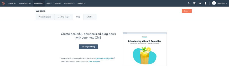 Blog HubSpot