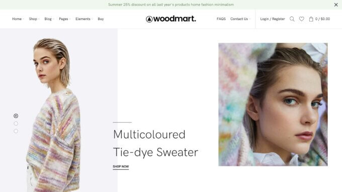 Das WoodMart-Thema.