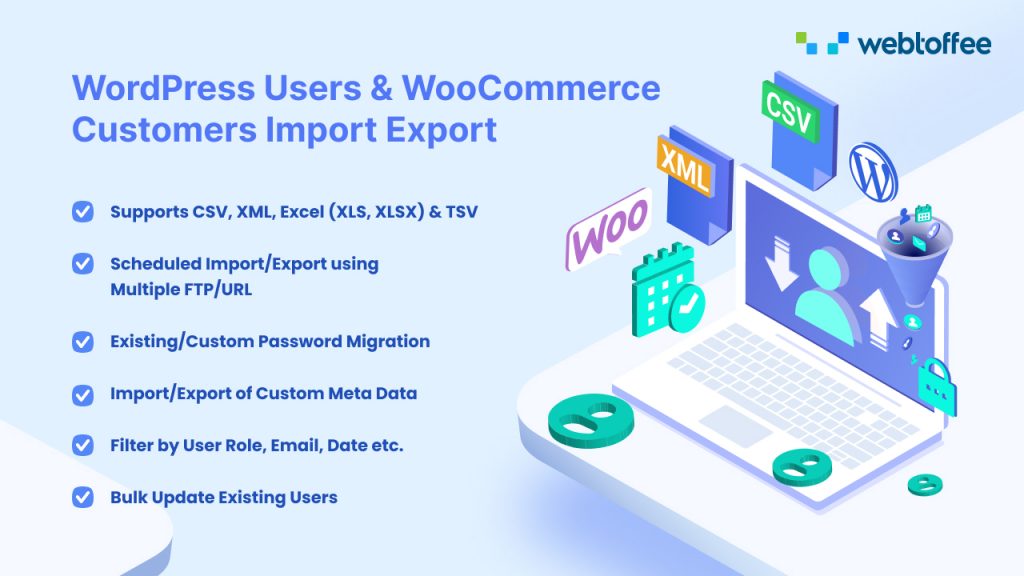مستخدمو WordPress وعملاء WooCommerce يستوردون التصدير