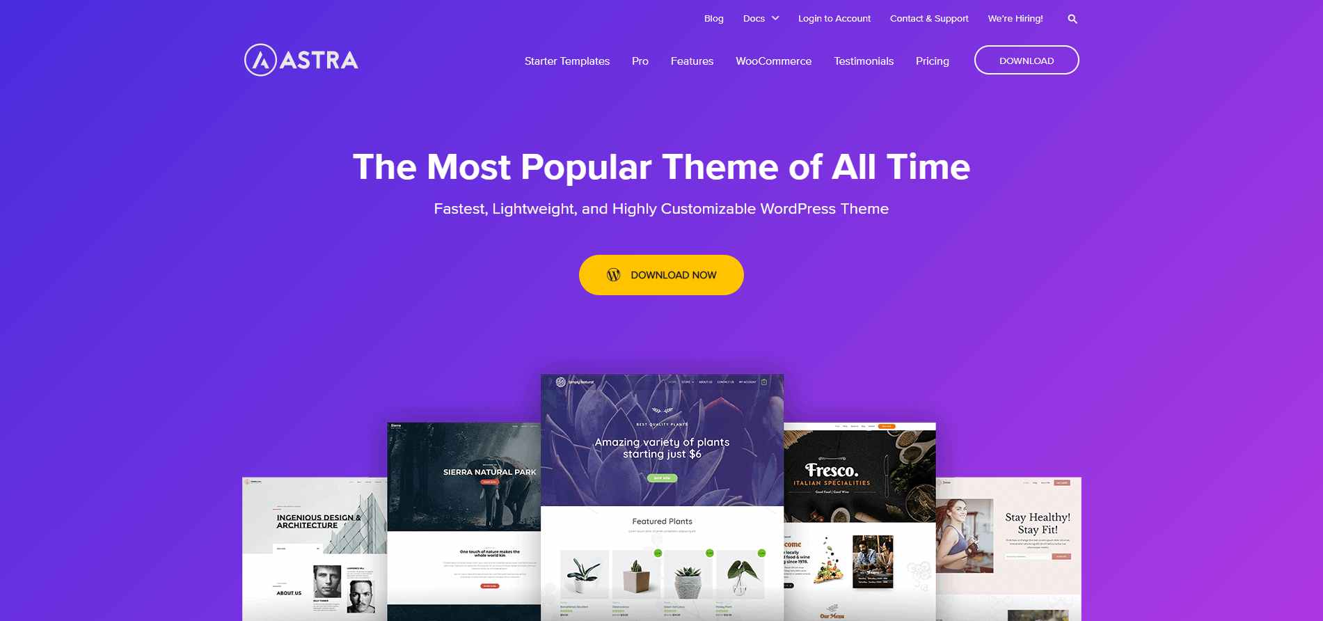 Astra – Kostenloses WordPress-Theme