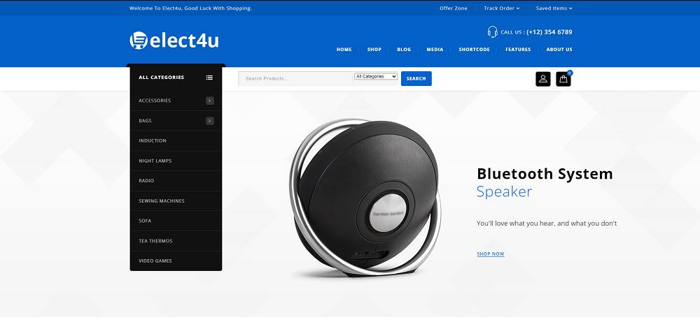 Elect4u - 多用途电子 WooCommerce 模板