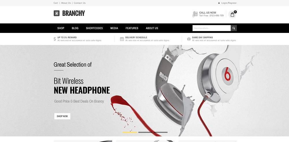 Branchy - 响应式 WooCommerce 主题