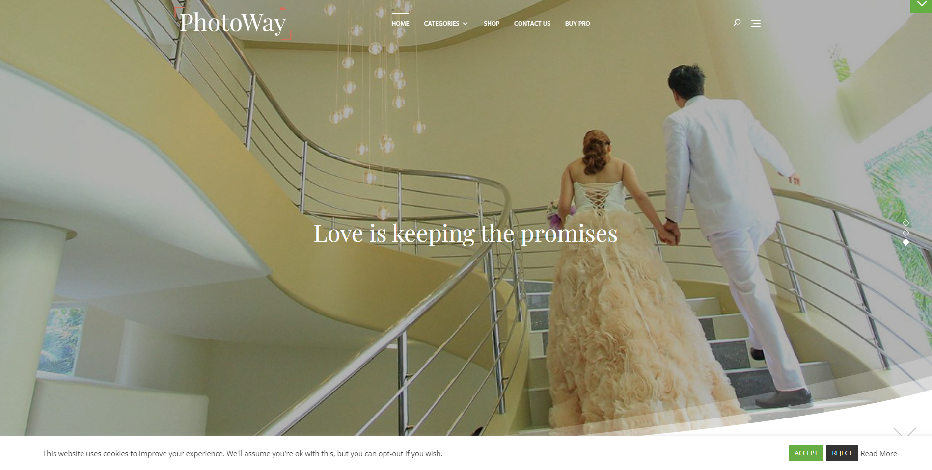 PhotoWay - 摄影 WordPress 主题