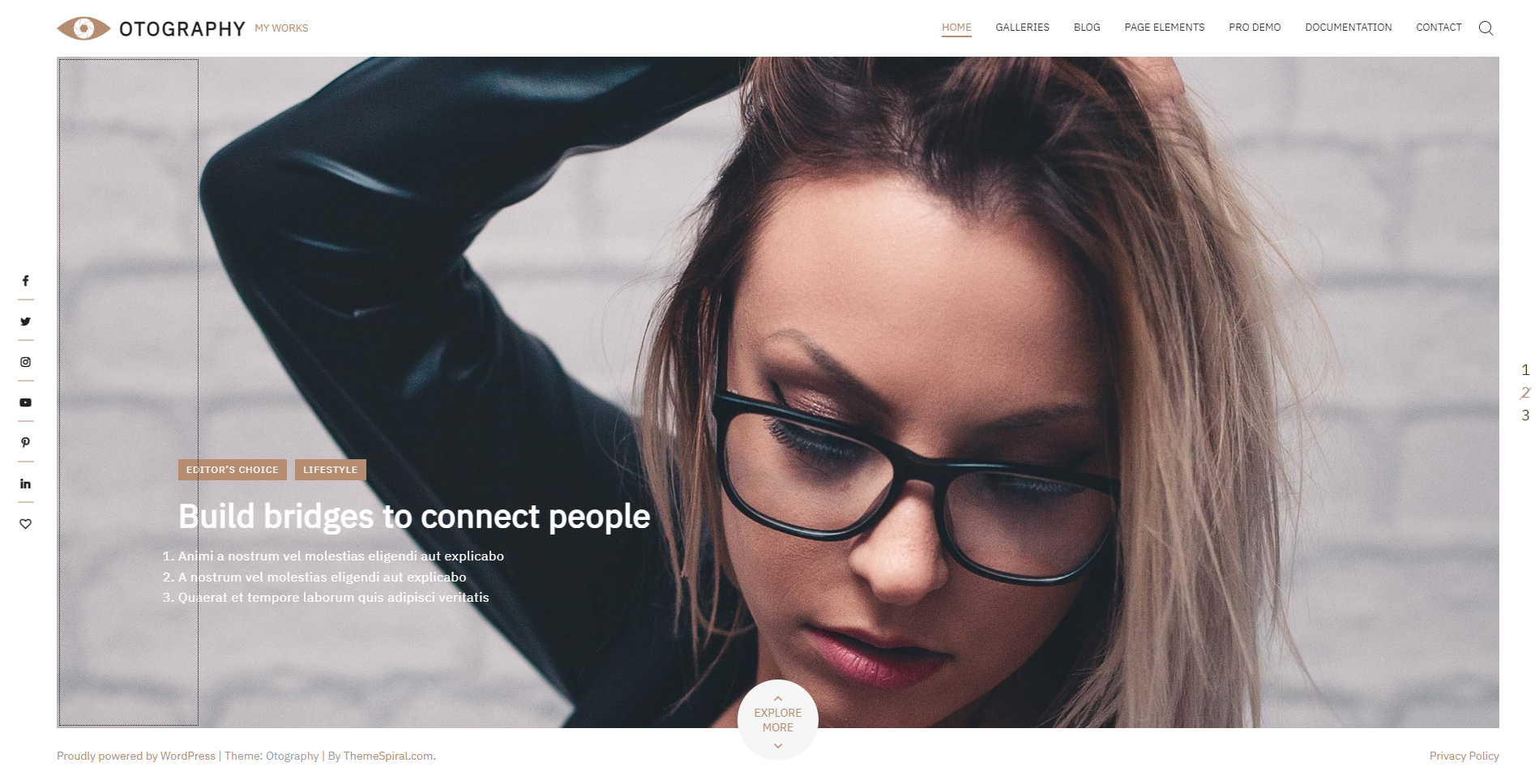 Otography - 摄影 WordPress 主题