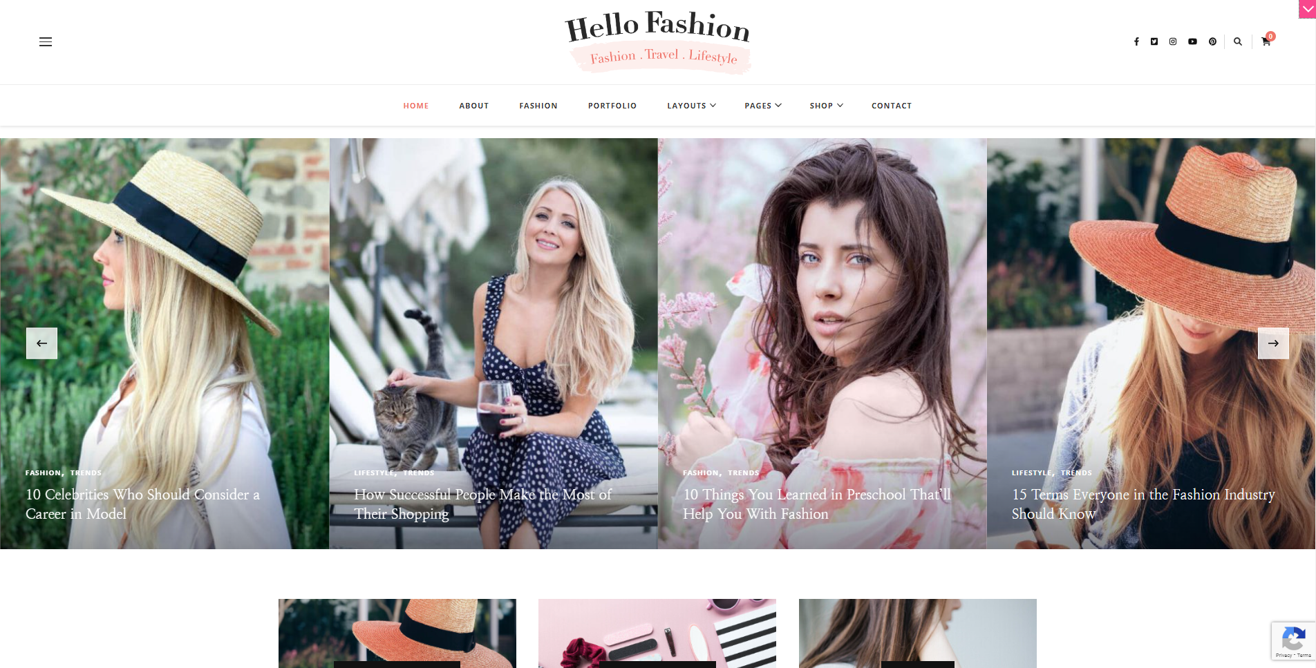 Hallo - Mode-WordPress-Thema