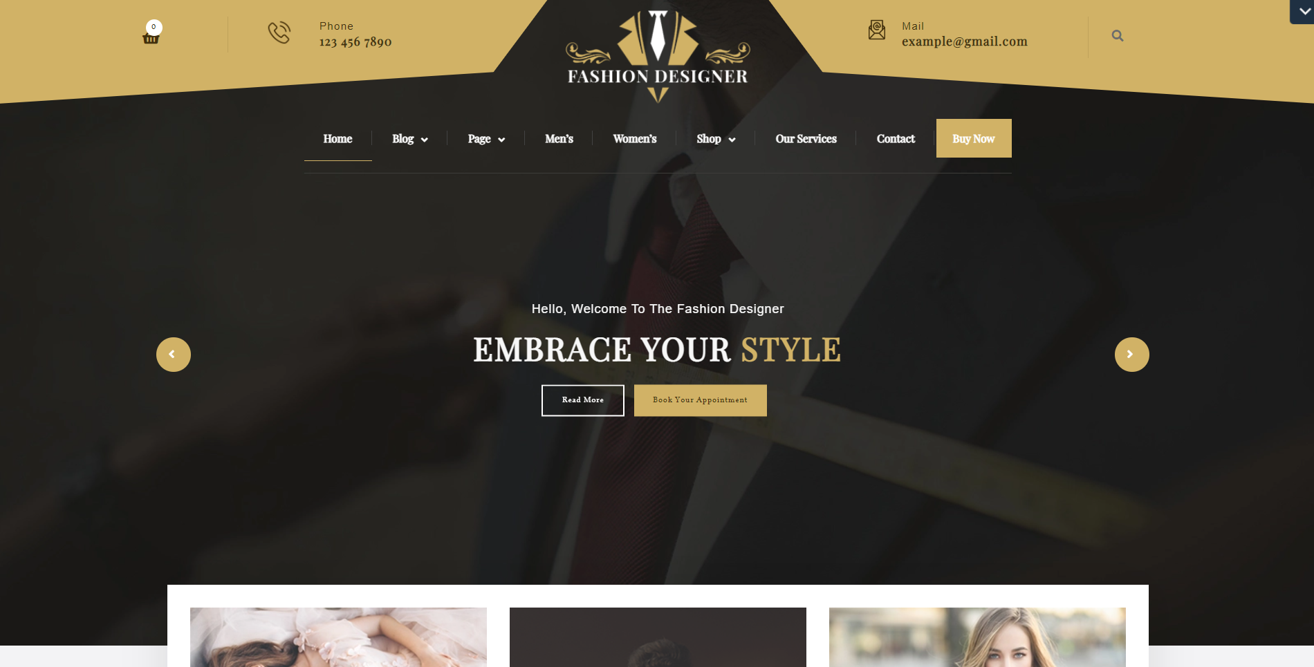 Modedesigner - Mode-WordPress-Theme
