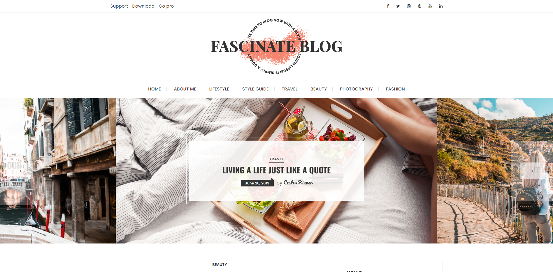 Faszinierend - feminine WordPress-Themes