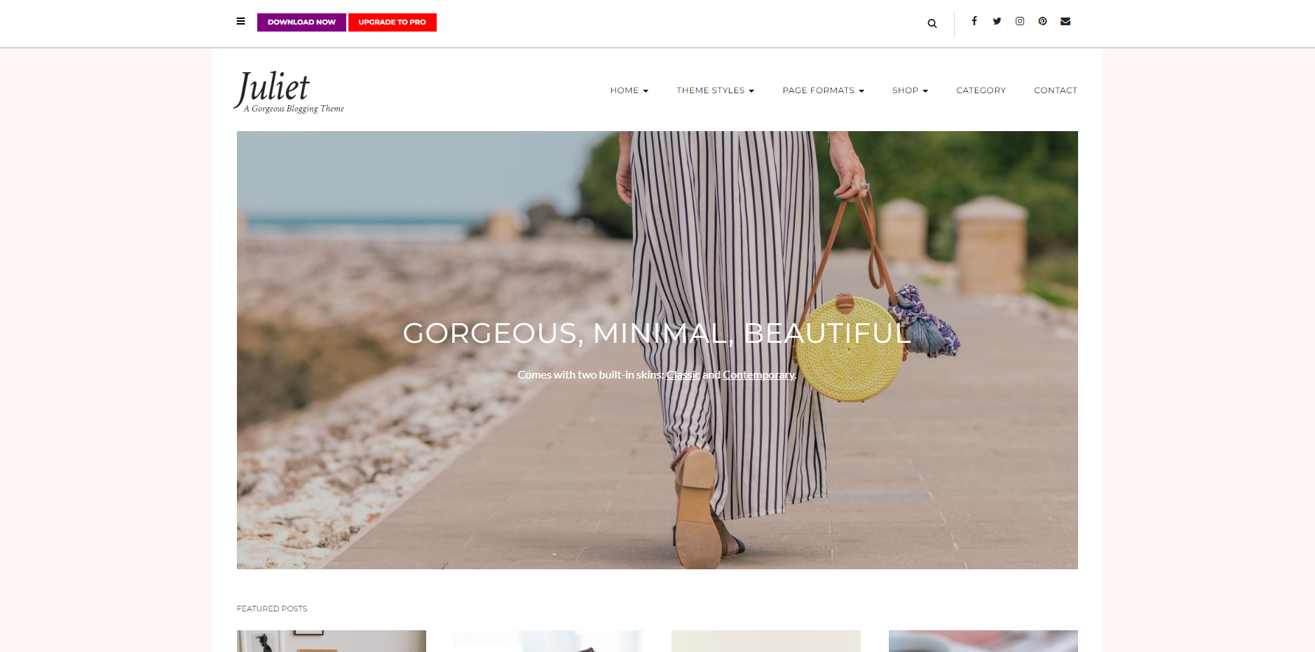 Juliet - feminine WordPress-Themes