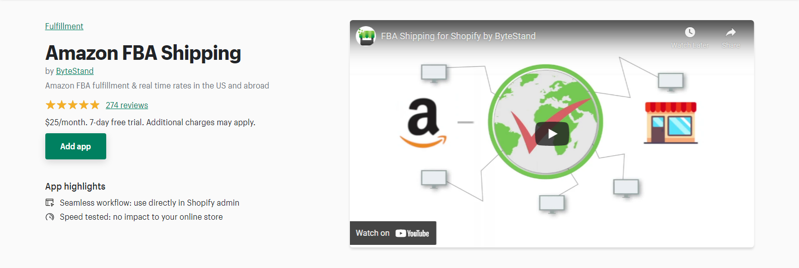 Versand durch Amazon – Shopify verkauft bei Amazon