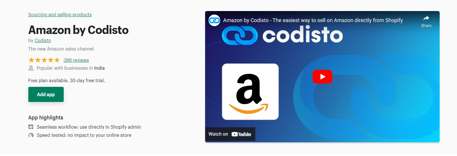 Amazon Codisto - Shopify auf Amazon verkaufen