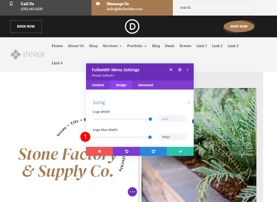 Optimieren Sie die Größe des First-Responsive-Logos