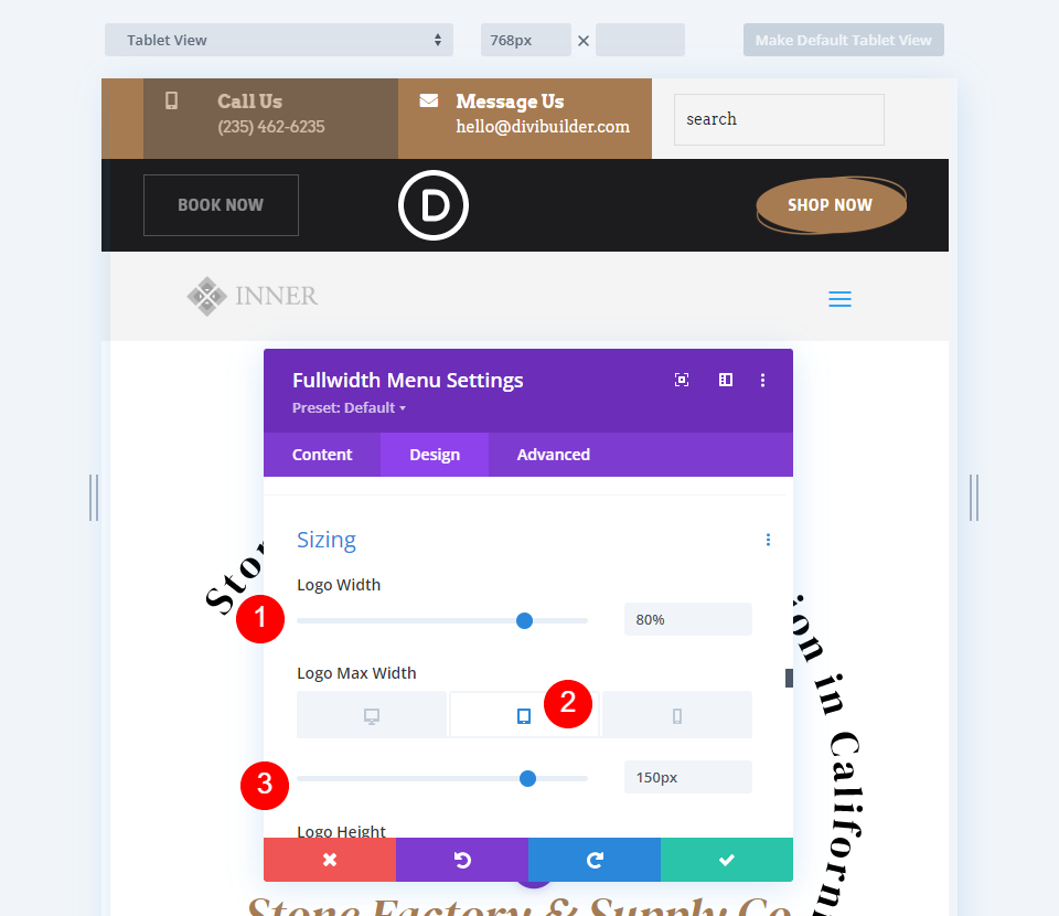 Optimieren Sie die Größe des First-Responsive-Logos