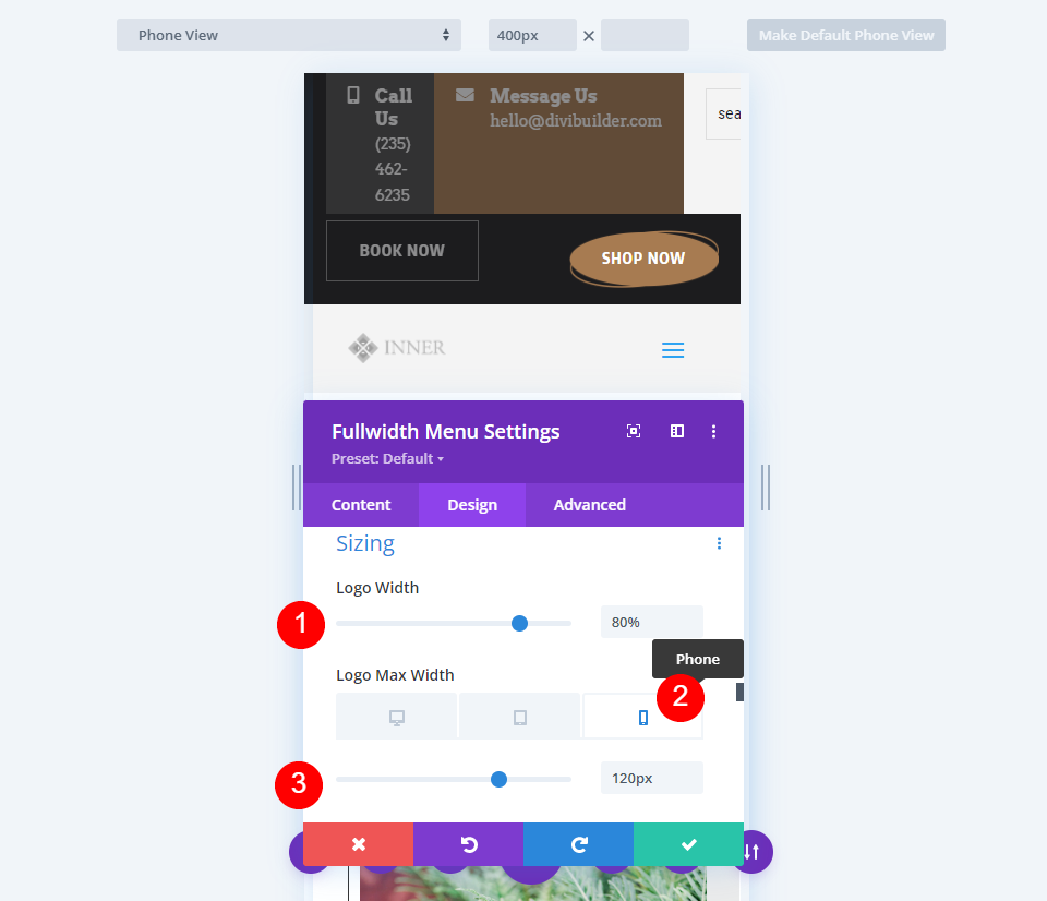 Optimieren Sie die Größe des First-Responsive-Logos