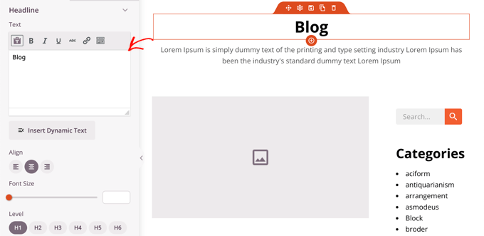 单击一个块以更改其设置 Click on a Block to Change Its Settings