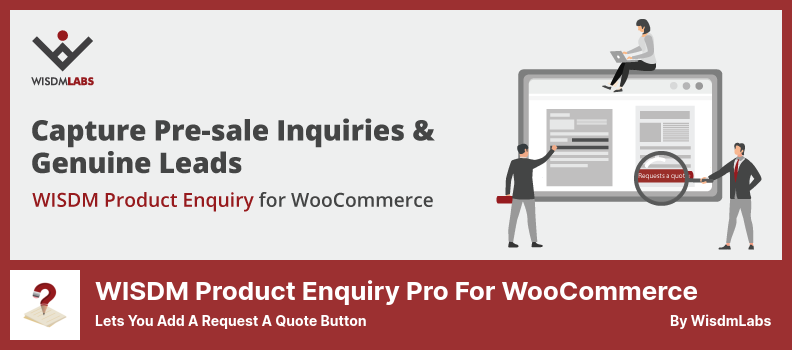 WooCommerce 插件的 WISDM 产品查询专业版 - 让您添加请求报价按钮