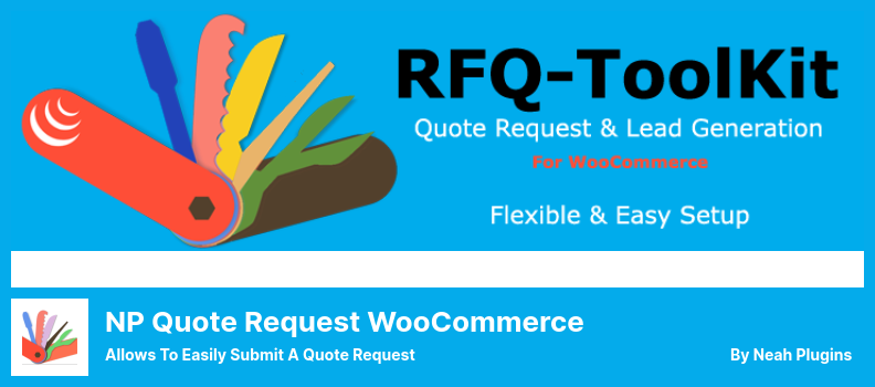 NP 报价请求 WooCommerce 插件 - 允许轻松提交报价请求