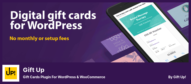 Gift Up Plugin - 用于 WordPress 和 WooCommerce 的礼品卡插件