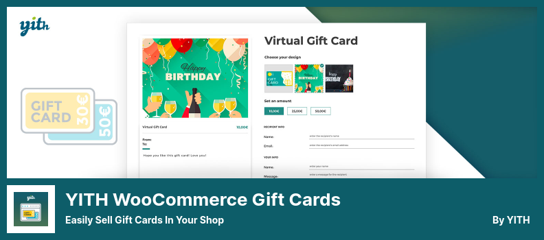 YITH WooCommerce 礼品卡插件 - 在您的商店轻松销售礼品卡
