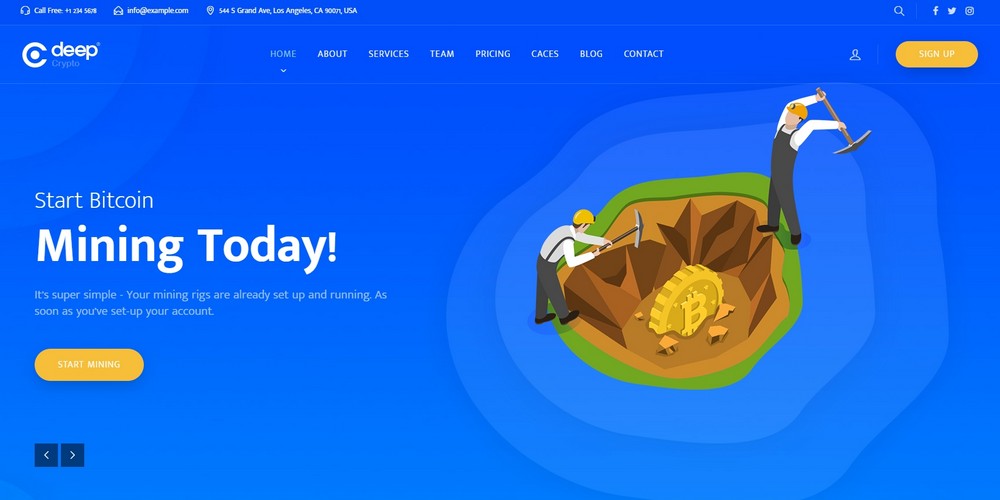 Tema WordPress profondo