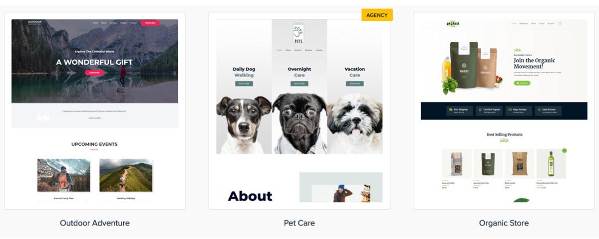 Inizia con Elementor utilizzando Astra Starter Templates