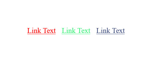 ubah warna tautan melalui contoh css