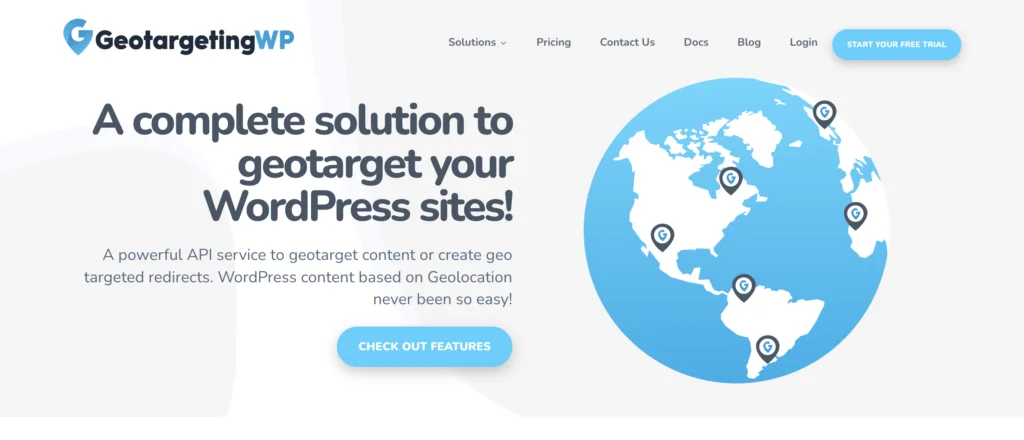 Обзор геотаргетинга WP