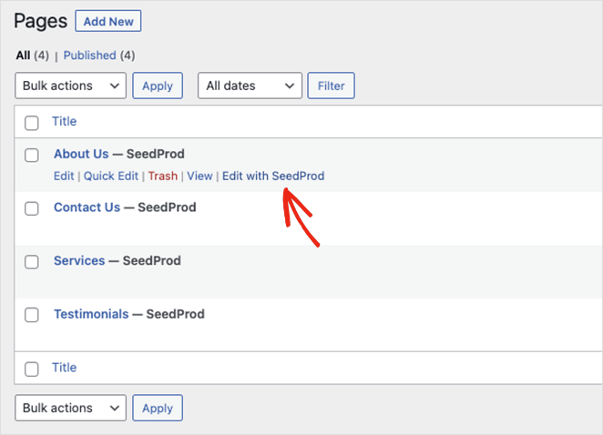 SeedProd で編集