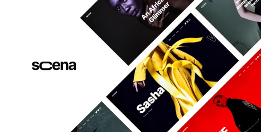 Scena - Ajax-Portfolio-WordPress-Theme