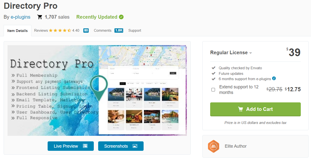 pda-directory-pro-wordpress-插件