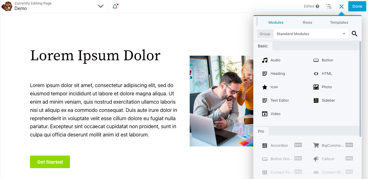 Módulos do Beaver Builder