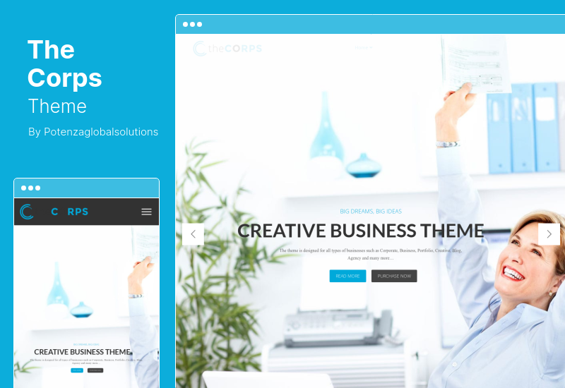Le thème Corps - Thème WordPress polyvalent