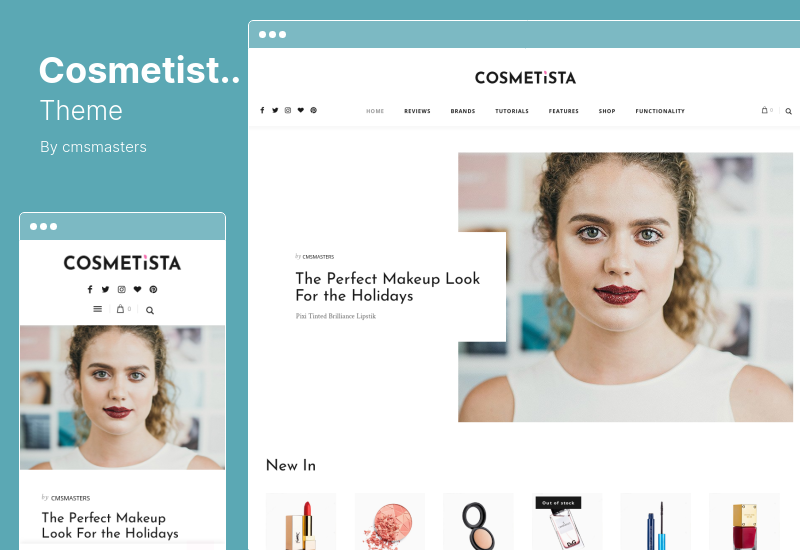Cosmetista Theme - Ulasan Rias Kecantikan Tema WordPress