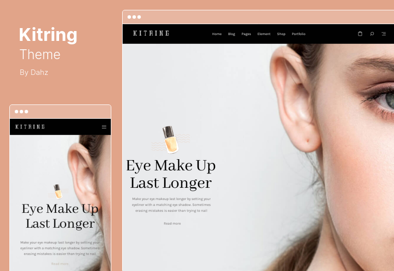 Kitring Theme - Tema WordPress Salon Kecantikan & Rambut