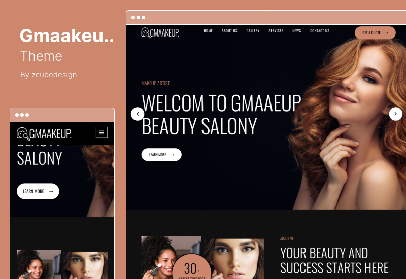 Tema Gmaakeup - Tema WordPress Penata Rias