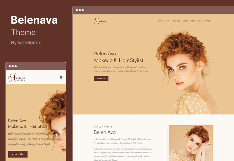 Tema Belenava - Penata Rias Tema WordPress