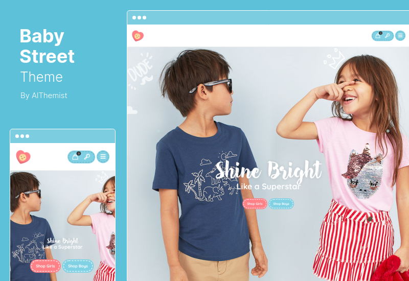 BabyStreet テーマ - 子供のおもちゃと洋服のお店 WooCommerce テーマ