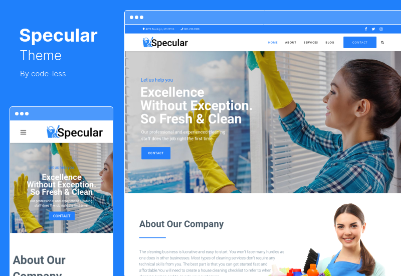Specular 테마 - 다목적 비즈니스 WordPress 테마