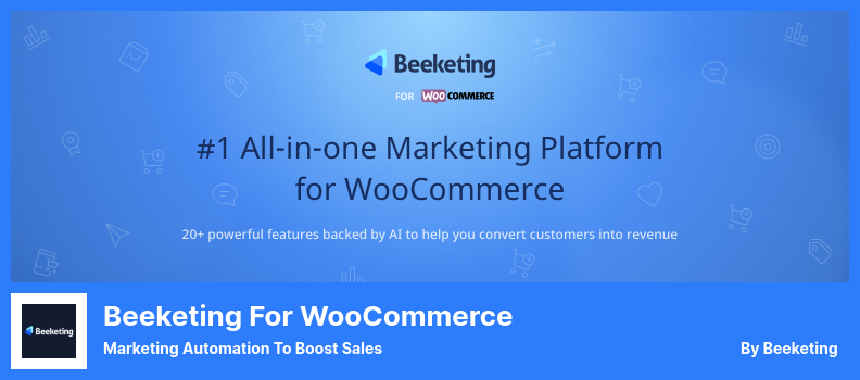 Beeketing สำหรับปลั๊กอิน WooCommerce - ระบบอัตโนมัติทางการตลาดเพื่อเพิ่มยอดขาย