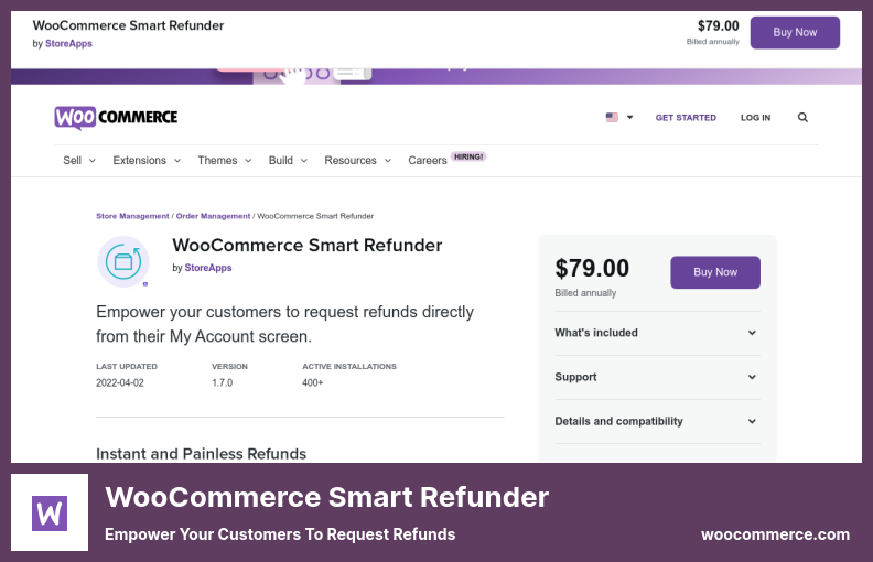 WooCommerce Smart Reunder Plugin - 顧客が払い戻しをリクエストできるようにします