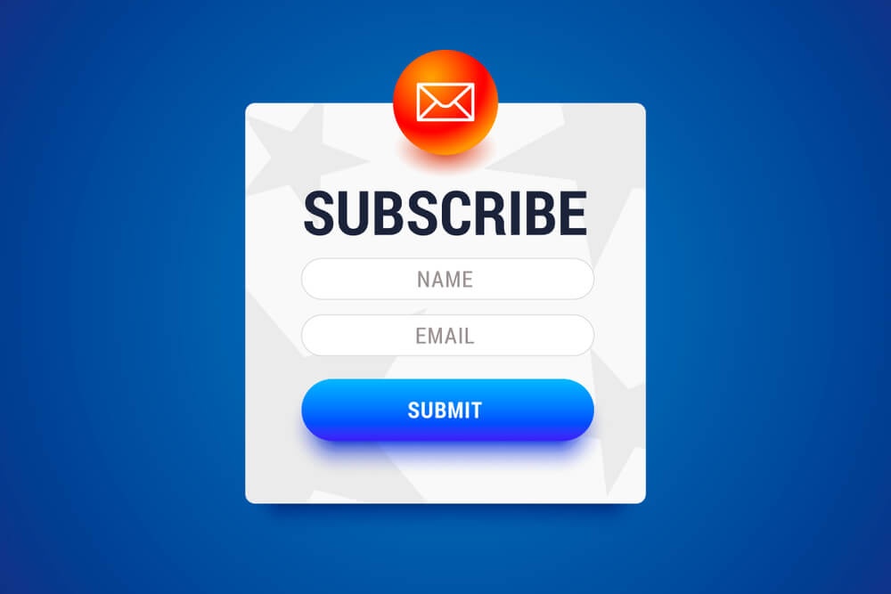 Tambahkan formulir keikutsertaan ke situs Anda- Strategi pertumbuhan daftar email bisnis e-niaga