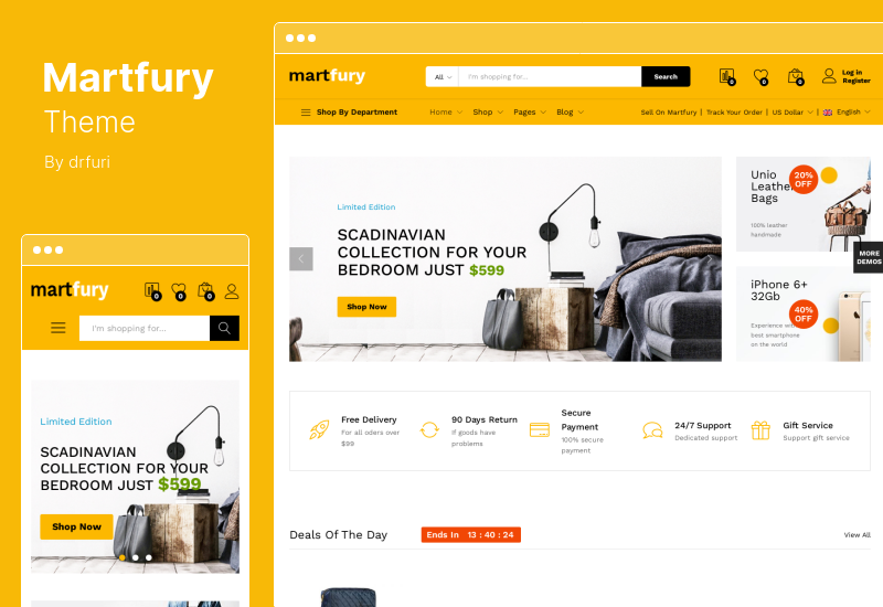 Martfury Theme - WooCommerce Marketplace WordPress Theme