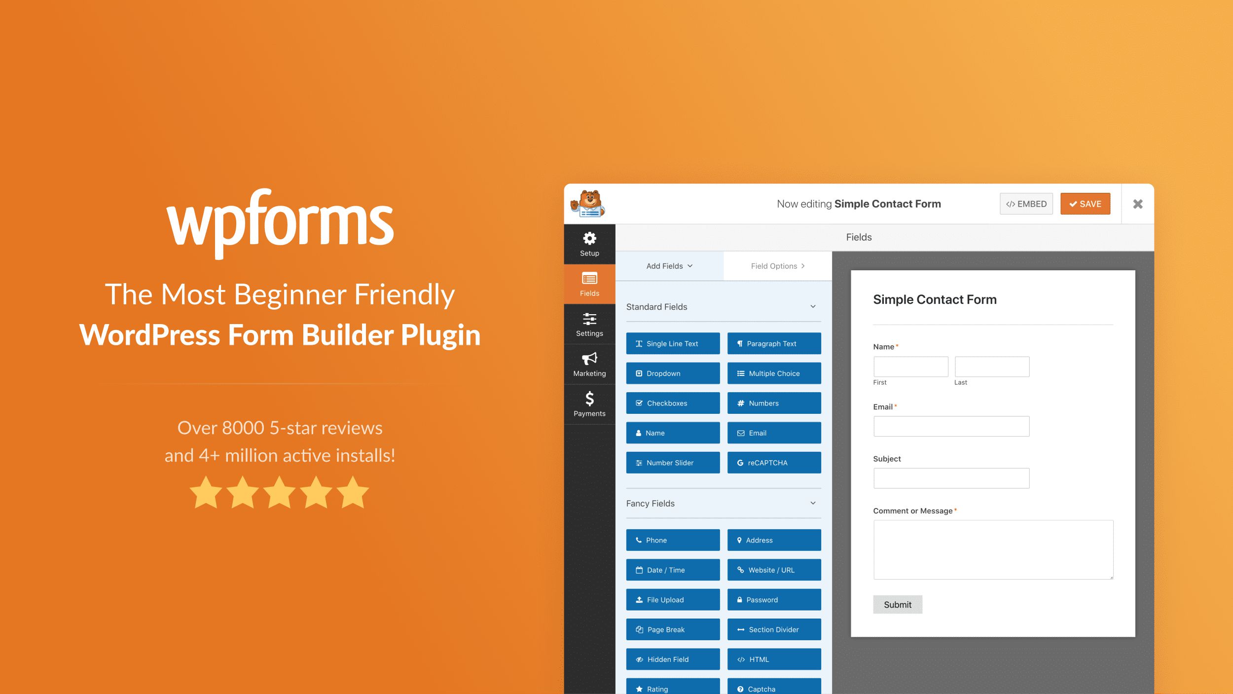 wpform das beliebteste WordPress-Plugin für die Vernetzung von Menschen
