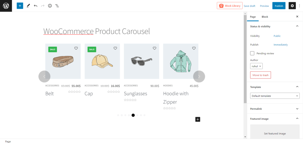 Cara Menambahkan Carousel Produk WooCommerce 6 WooCommerce Product Carousel